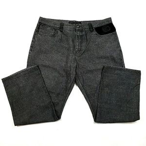 Coogi 1969 40 Year Anniversary Black Velvet Jeans